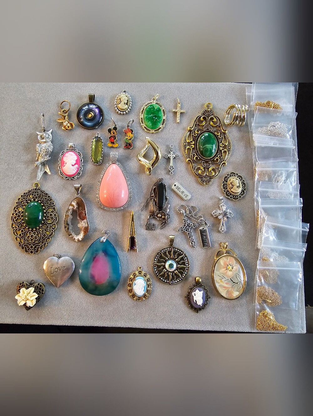 Lot Of Vintage Pendants